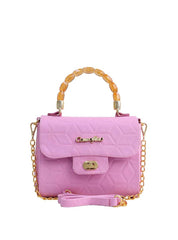 Bolsa Satchel Pequena Alça Transversal Lilás BSI-5510 - LI