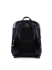 Mochila Casual Arredondada em Couro - Preta MEI-459 - PR