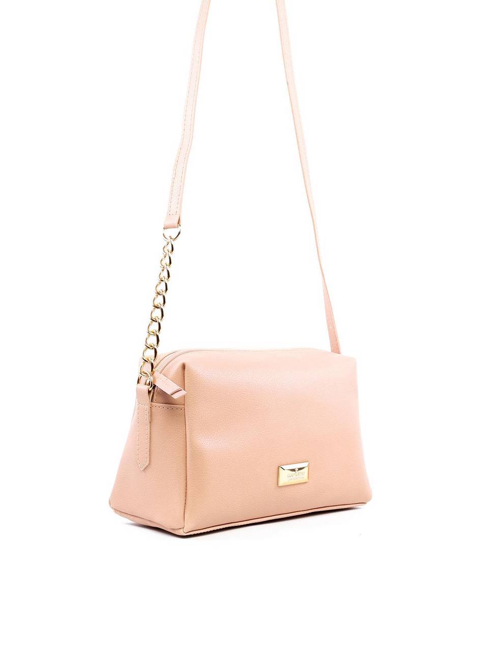 Bolsa Bag com Detalhe de Corrente - Nude BSI-6233 - NU