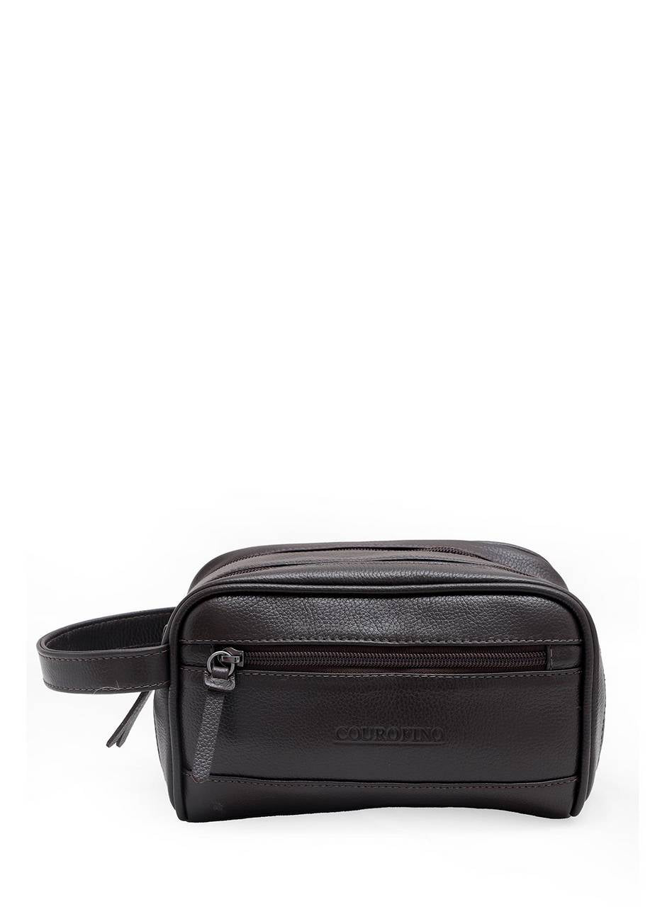 Necessaire Masculina Três Zíperes Cacau NSI-098 - CA