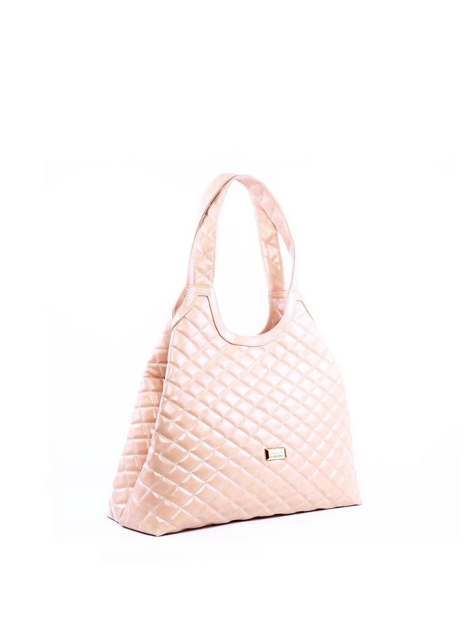 Bolsa Fernanda Hobo Matelassê - Nude BSI-6308 - NU