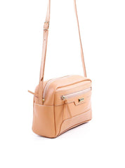 Bolsa Bag Transversal com Bolso Frontal - Nude BSI-6052 - NU