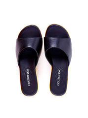 Tamanco Anabela com Tira Única - Preta SDI-11962 - PR