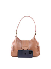 Bolsa Hobo Grande com Alça de Ombro e 2 Divisórias BSI-6520 - NU
