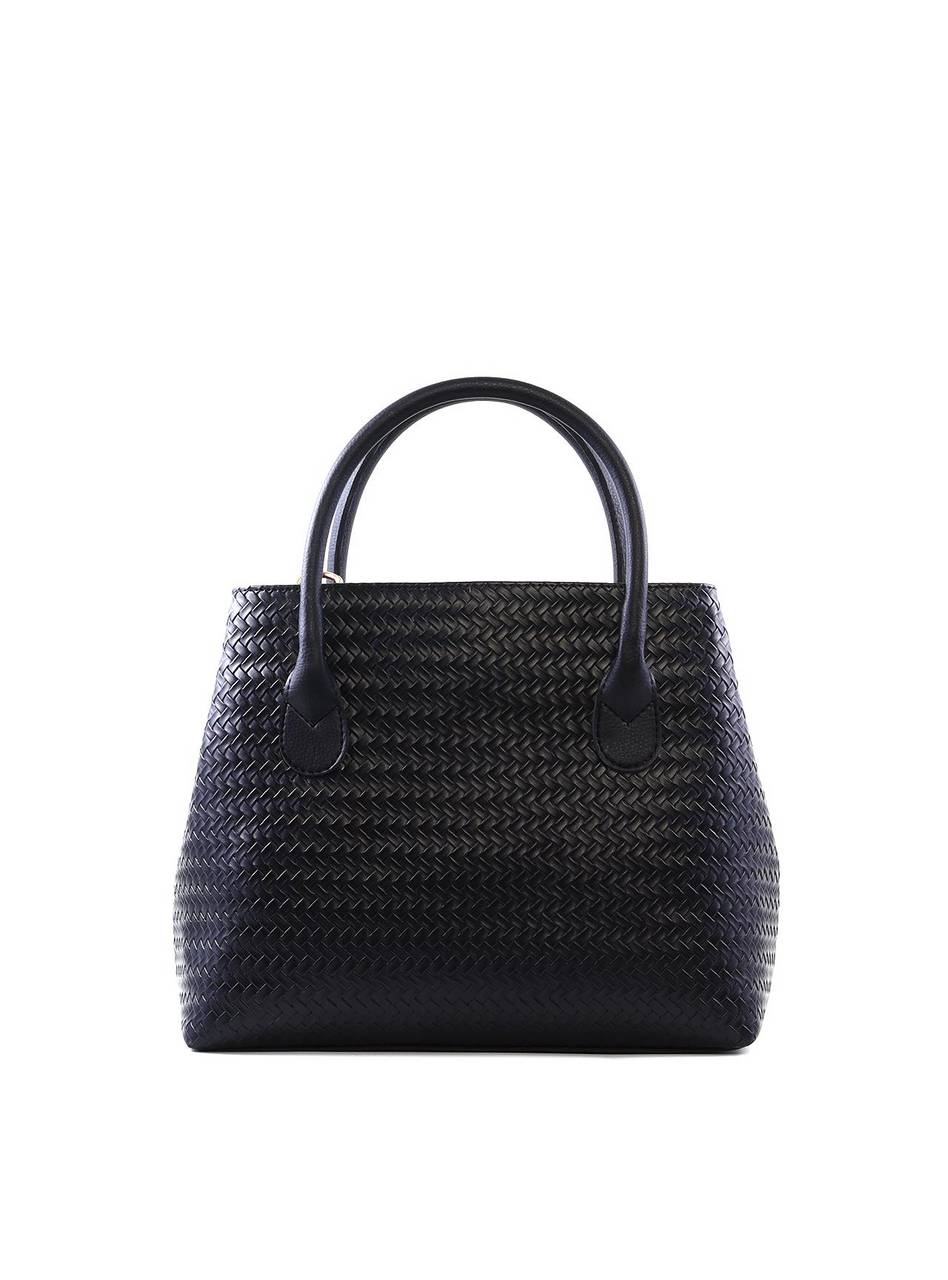 Bolsa Tote Grande com Duas Divisórias - Preta BSI-6389 - PR