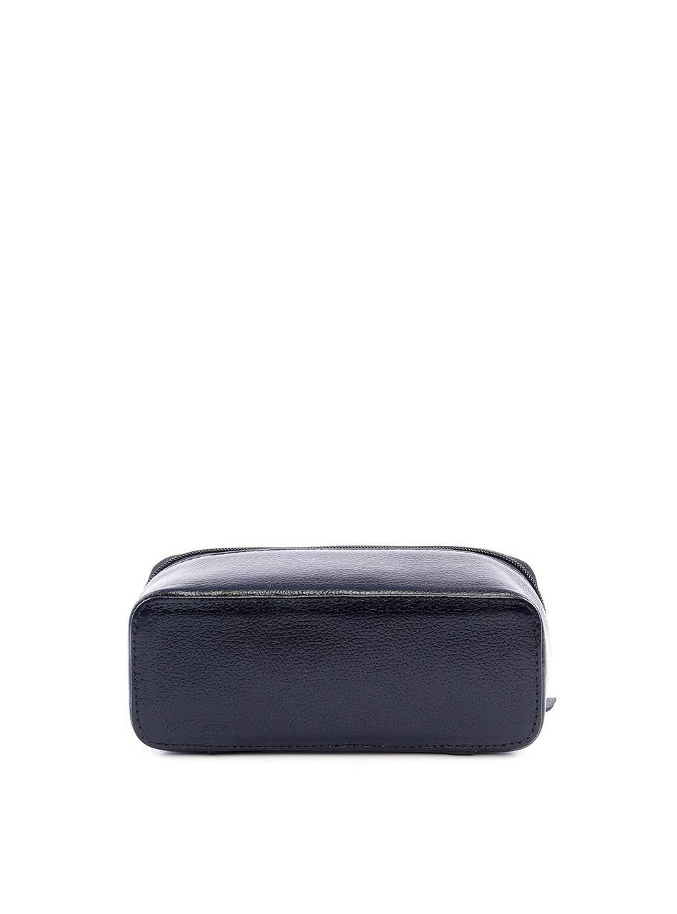 Necessaire Retangular com Transparência - Preta NSI-152 - PR