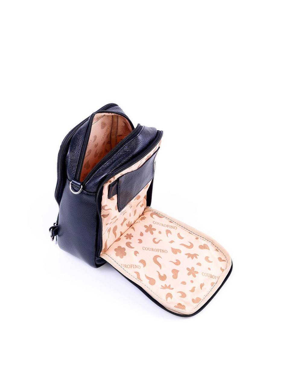 Bolsa Bag Masculina Pochete com 3 Versões - Preta BSI-5732 - PR