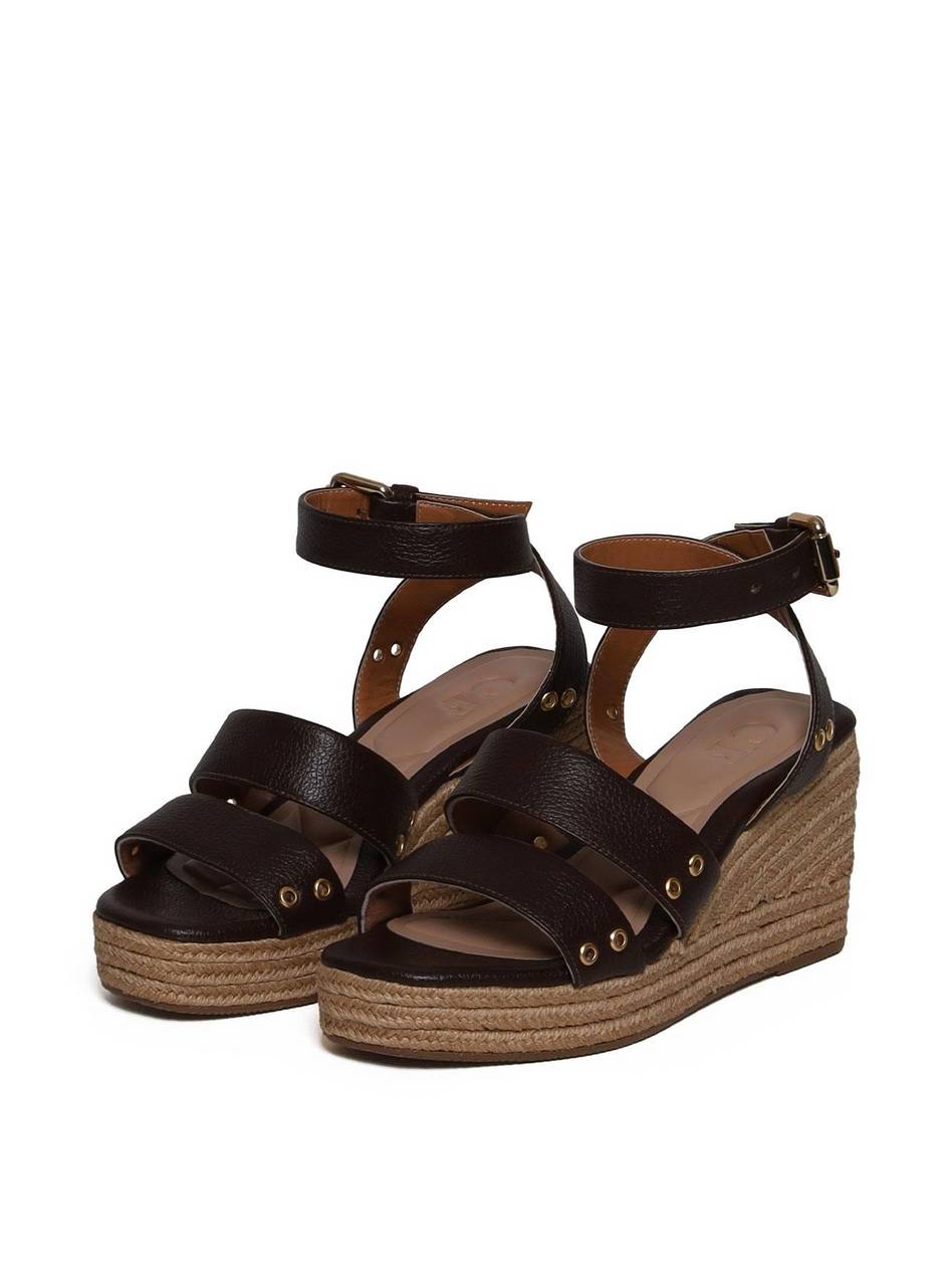 Sandália Plataforma com Cordas e Ilhóes - Cacau SDI-11671 - CA