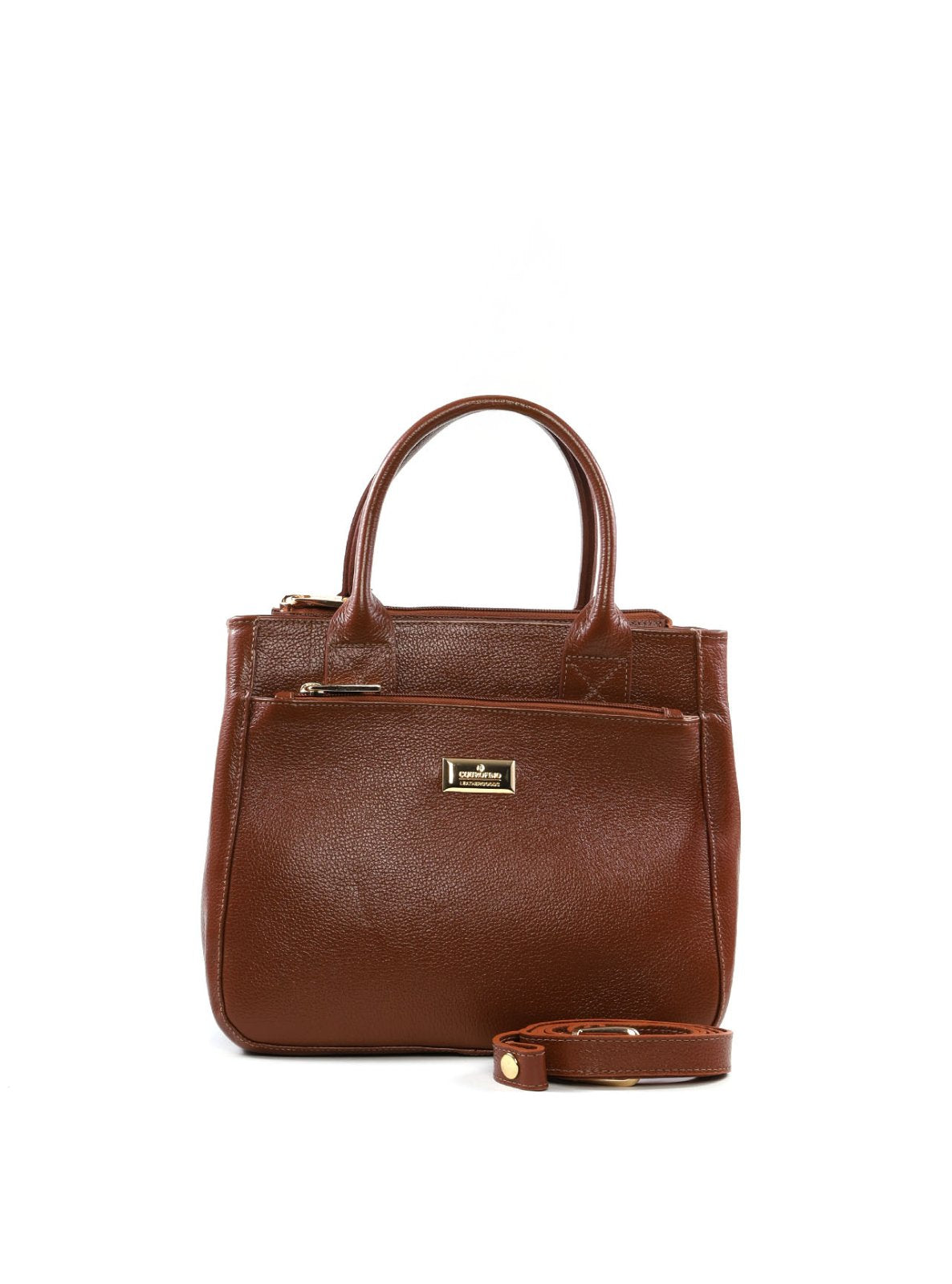 Bolsa de Mão com Bolso Frontal e Alça Rígida BSI-4346 - CS