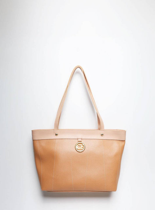 Bolsa Tote Grande Tiracolo Nude BSI-5836 - NU