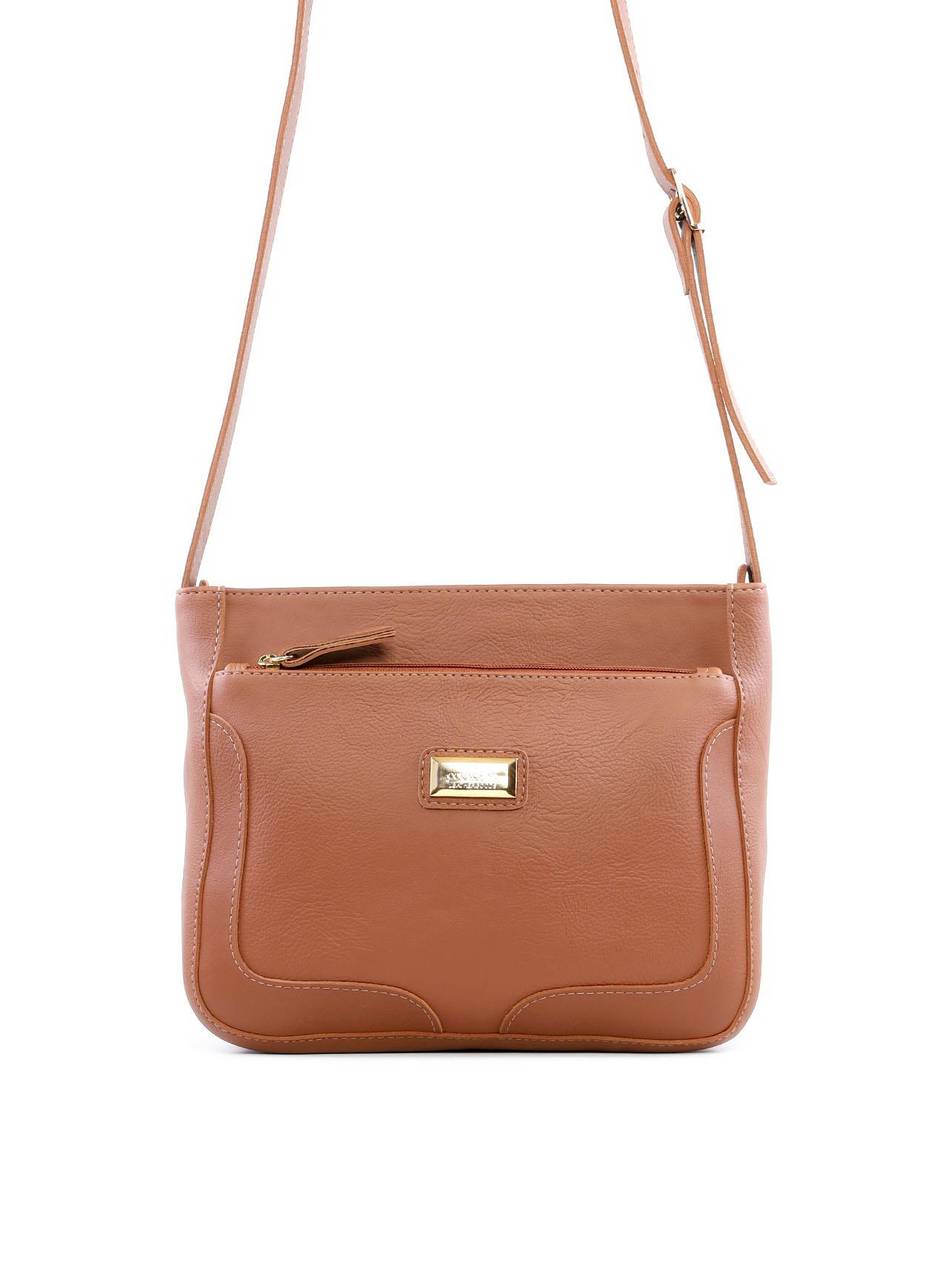 Bolsa Tote em Tressê com Bolso Frontal - Castor BSI-6243 - CS