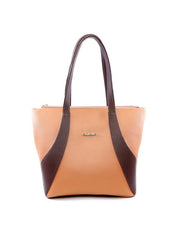 Bolsa Shopper Tiracolo com Detalhes em Costura - Nude BSI-6081 - NU
