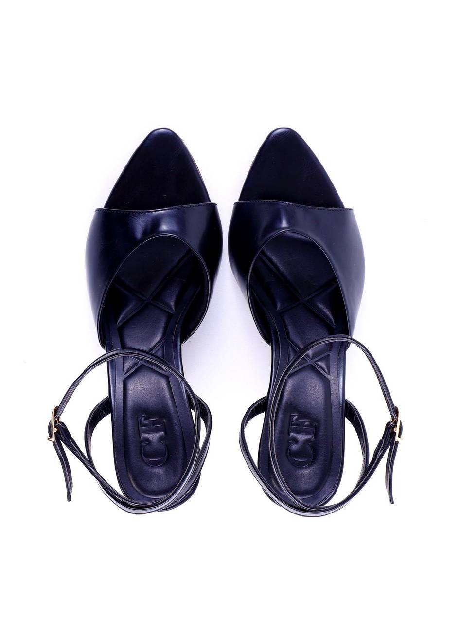 Sandália Anabela Bico Fino - Preta BSI-11924 - PR