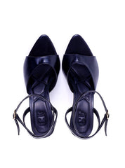 Sandália Anabela Bico Fino - Preta BSI-11924 - PR