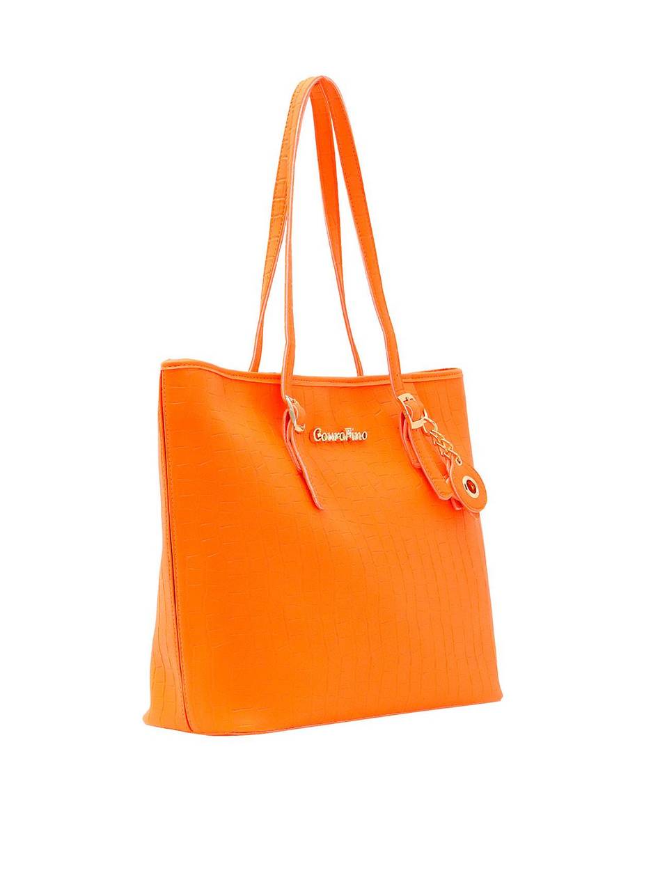 Bolsa Shopper Grande Tiracolo Laranja BSI-5090 - LR