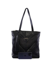 Bolsa Shopper Patchwork Barbicacho - Preta BSI-6399 - PR