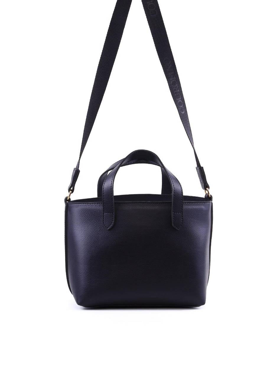 Bolsa Tote Tiracolo com Alça Dupla - Preta BSI-6161 - PR