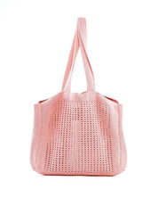 Bolsa de Tricô Quadrada - Nude BS-6327 - NU