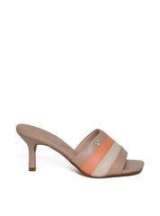 Sandália Feminina Tamanco Multicolor - Nude SDI-11651 - NU