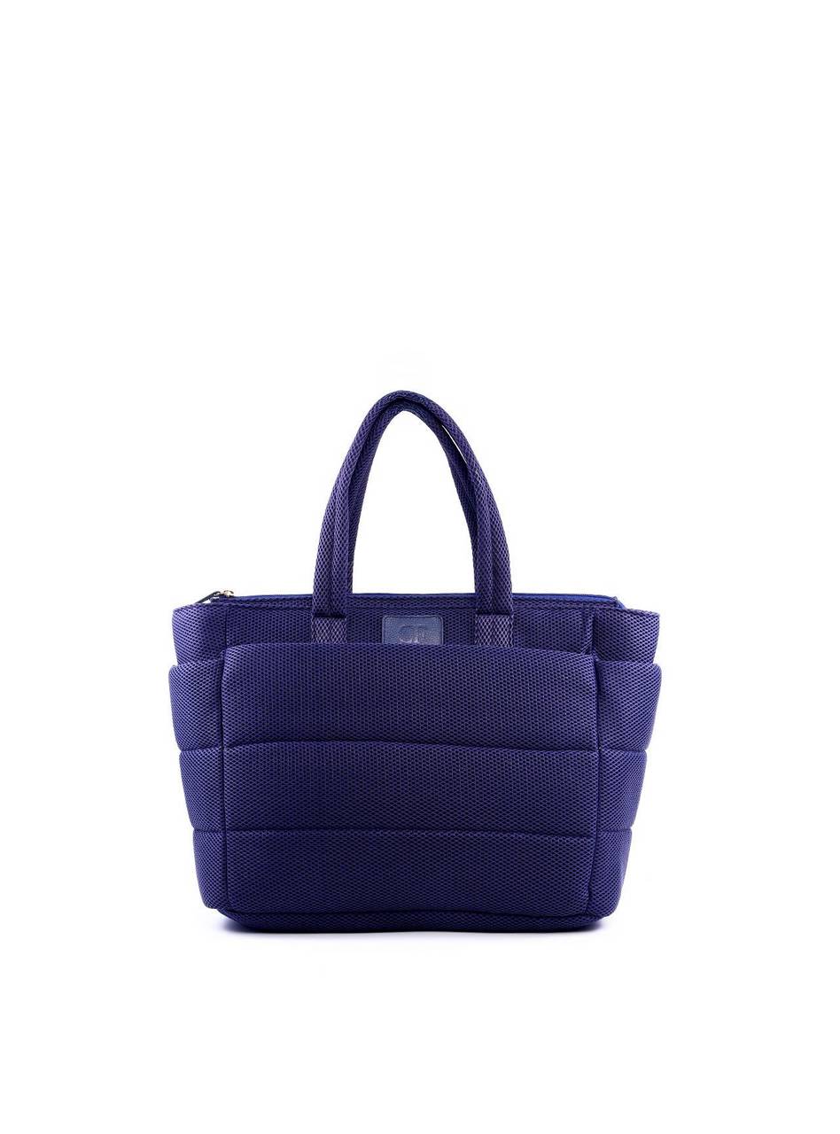 Bolsa Shopper de Tela com Bolsos - Azul BSI-6252 - AZ