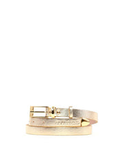 Cinto Casual Feminino Couro Ouro CTI-929 - AU
