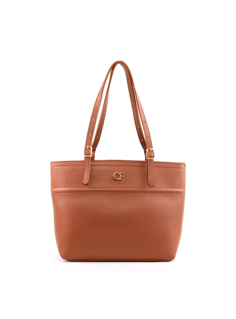 Bolsa Shopper Detalhe Costura e Alça Fivelas - Castor BSI-6376 - CS