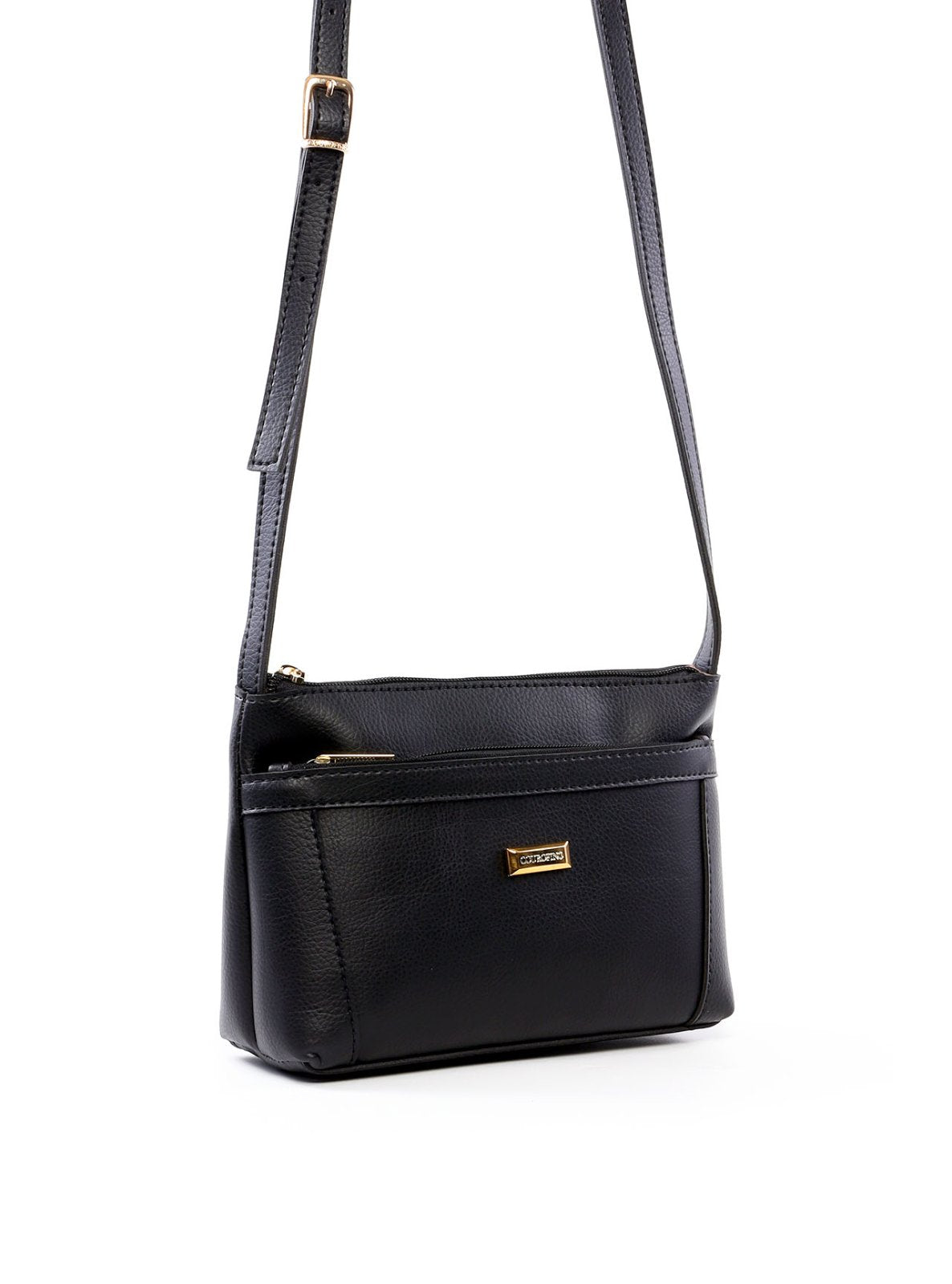 Bolsa Clutch Transversal Pequena Preta BSI-5828 - PR
