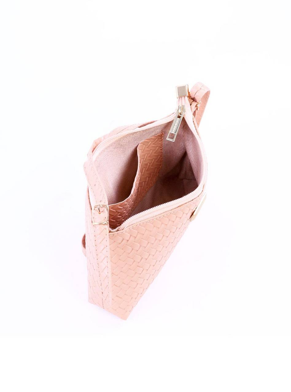 Bolsa Baguete Retangular com Alça Dupla - Nude BSI-6351 - NU