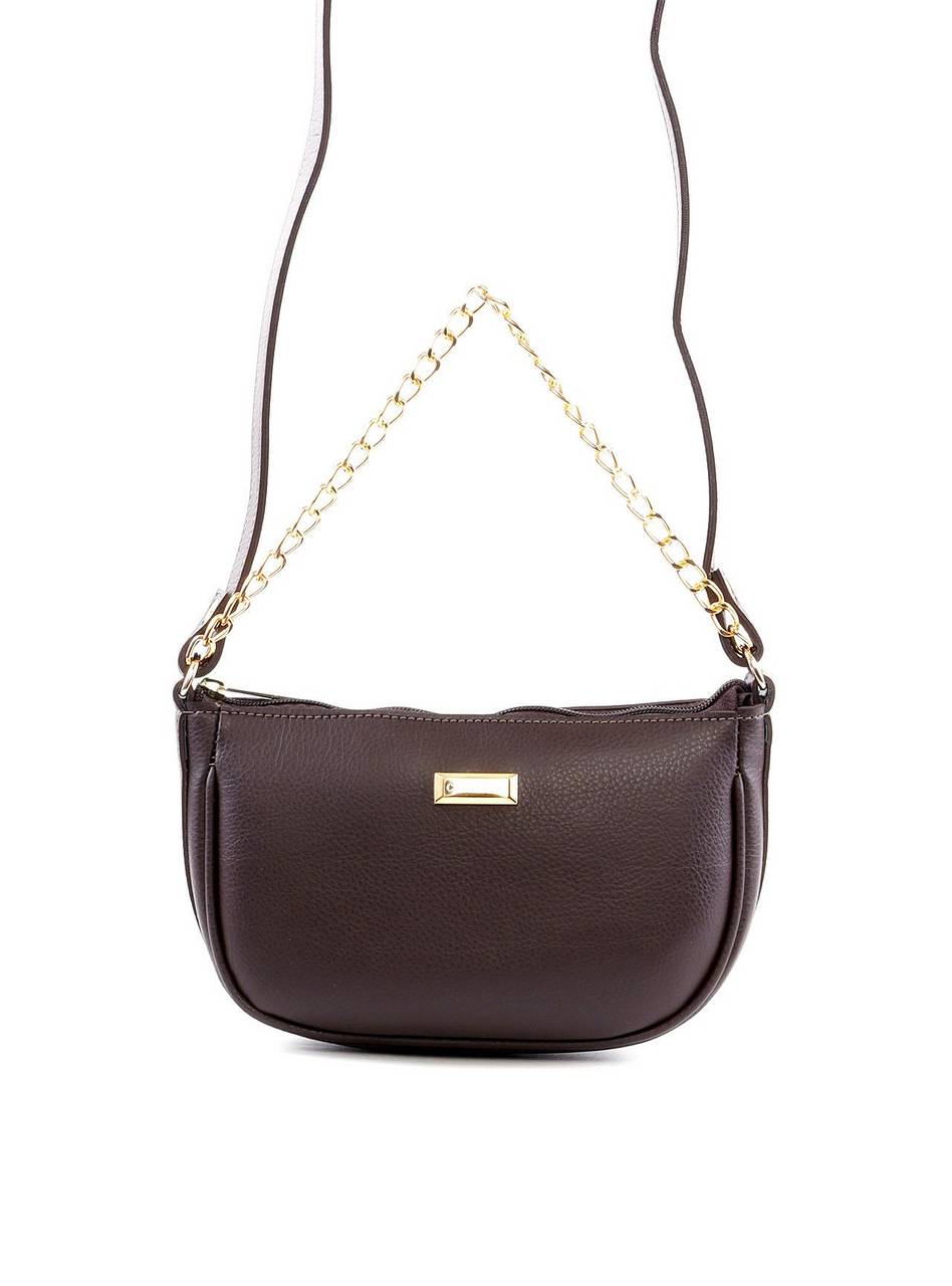 Bolsa Hobo Pequena com Alça Dupla - Cacau BSI-6433 - CA