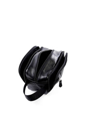 Necessaire Masculina Média Alça Couro Preta NSI-126 - PR