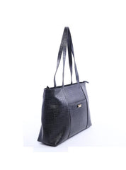 Bolsa Shopper Tiracolo com Bolso Grande Frontal - Preta BSI-6096 - PR