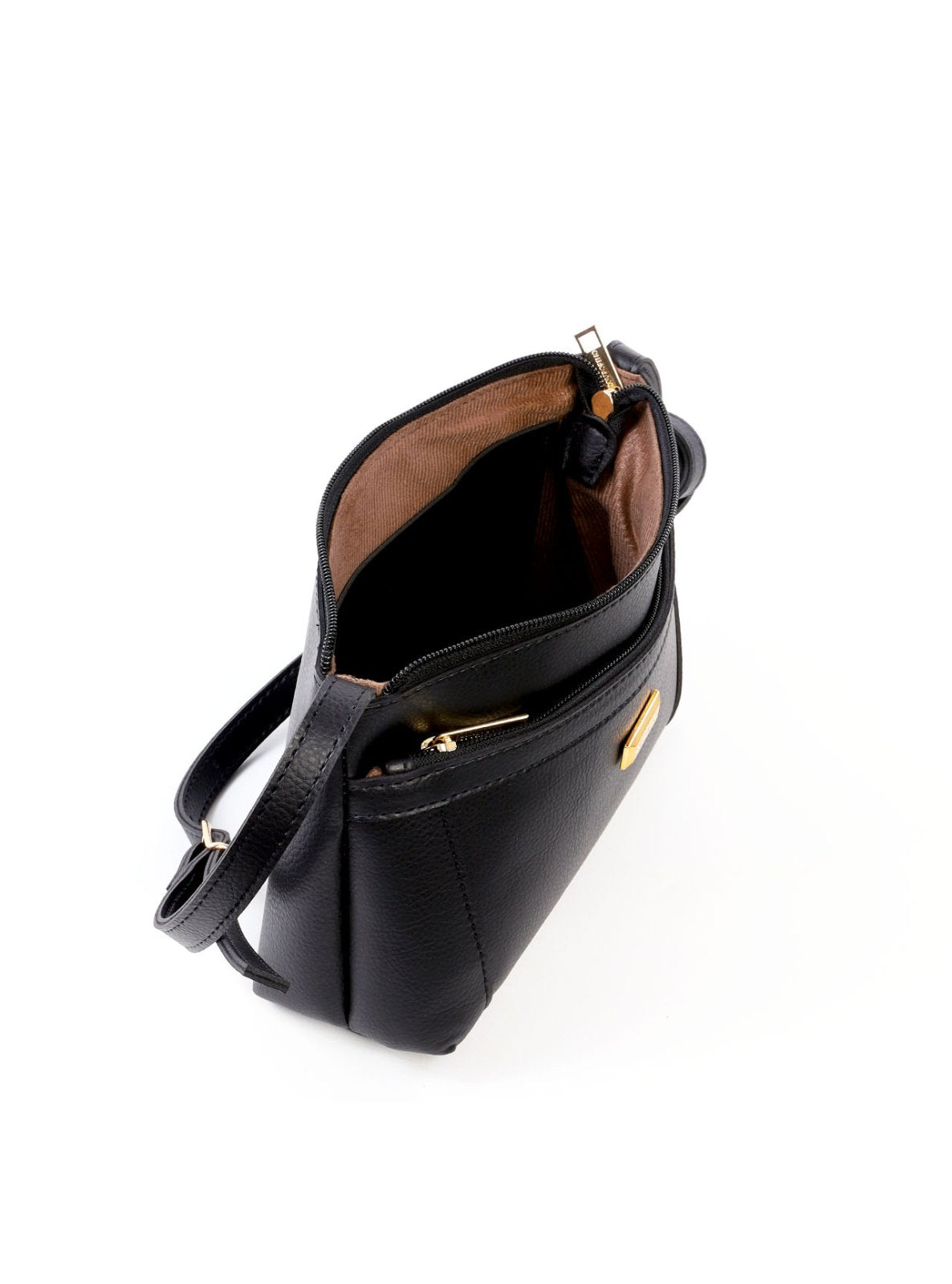 Bolsa Clutch Transversal Pequena Preta BSI-5828 - PR