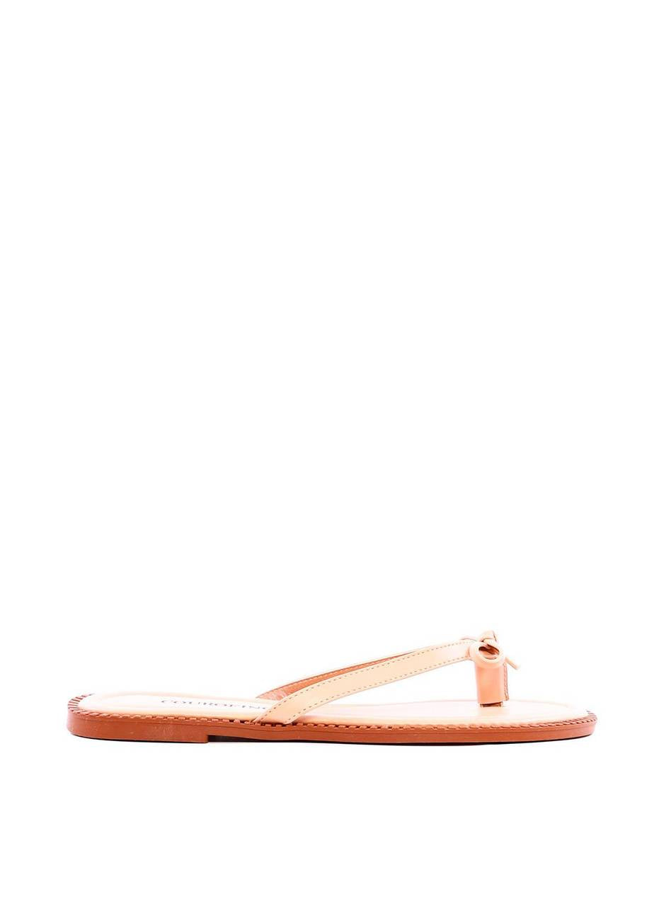 Rasteira de Dedo com Enfeite Orgânico - Nude SDI-11909 - NU