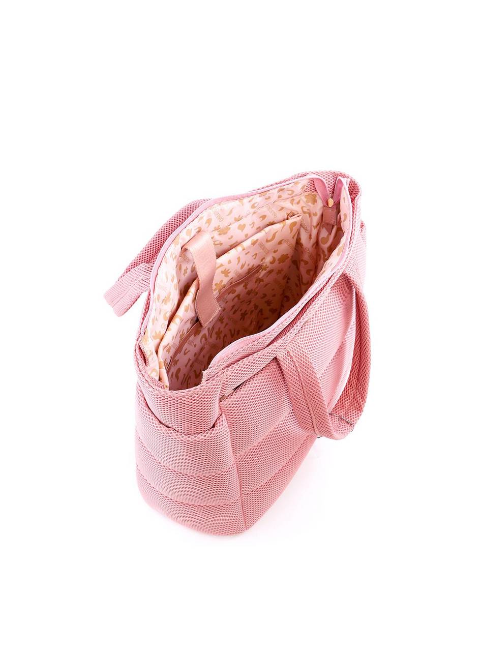 Bolsa Shopper de Tela com Bolsos - Rosa BSI-6252 - RS