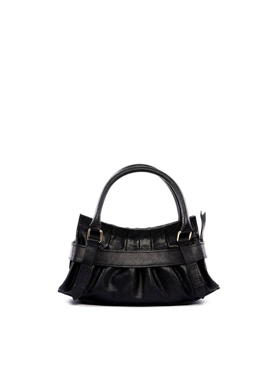 Bolsa Tote Média com Drapeado e Fecho Decorativo BSI-6492 - PR