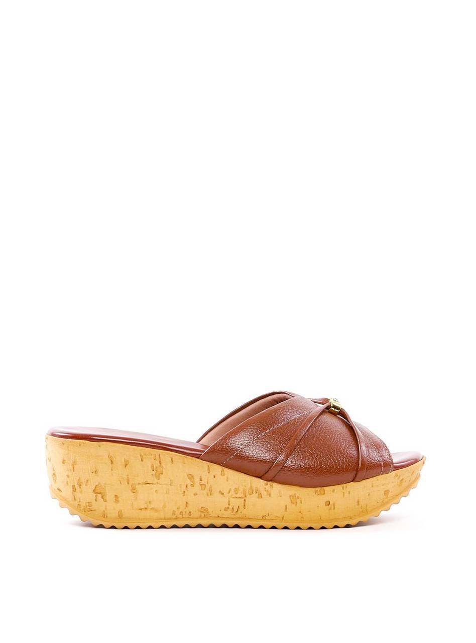 Tamanco Anabela Médio com Detalhe Dourado SDI-12201 - CS