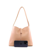 Bolsa Bucket Média Tiracolo com Três Divisórias BSI-6501 - NU