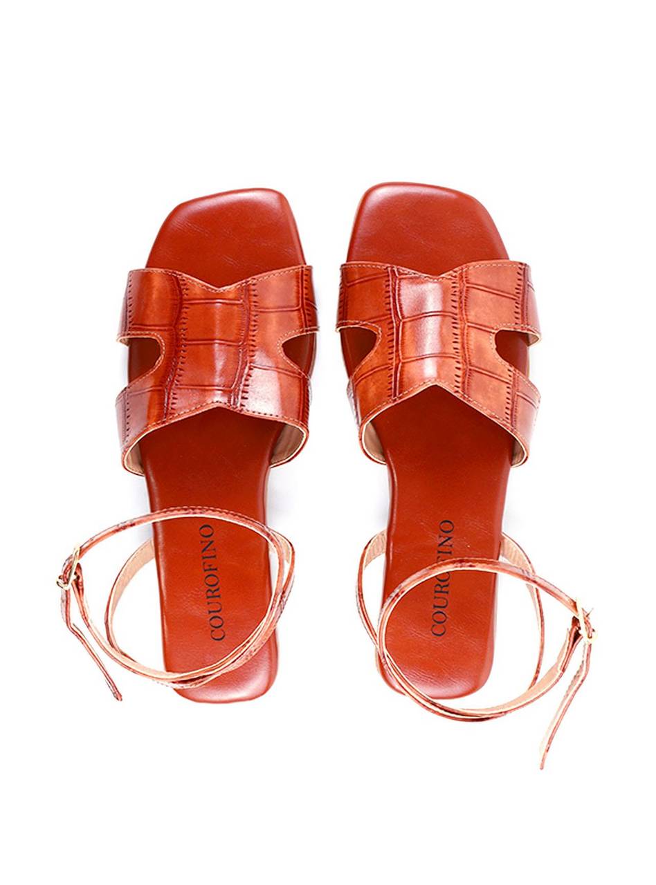 Rasteira Recorte H Fecho Fivela - Castor SDI-11987 - CS