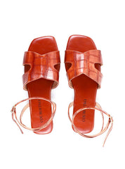 Rasteira Recorte H Fecho Fivela - Castor SDI-11987 - CS