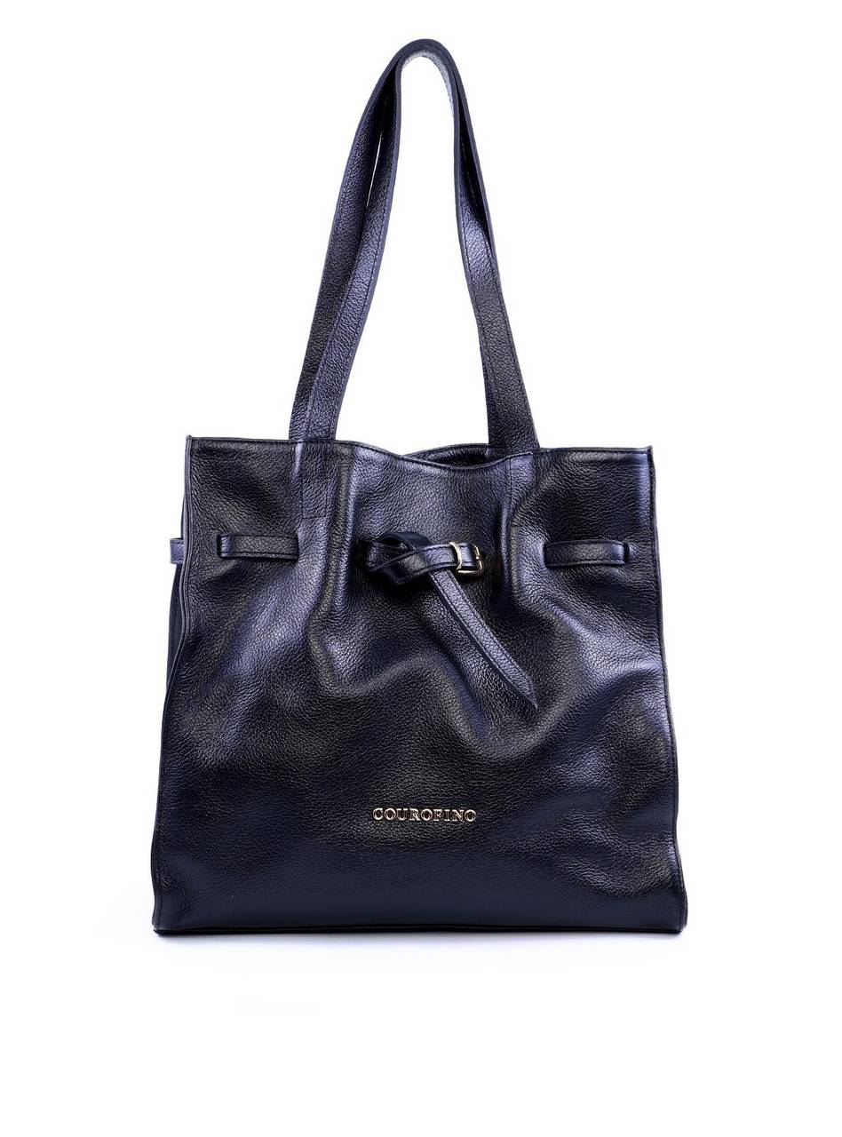 Bolsa Bucket Tiracolo com Detalhe de Cinto - Preta BSI-6021 - PR