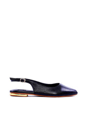 Sapatilha Slingback Lisa de Bico Fino - Preta SDI-11993 - PR