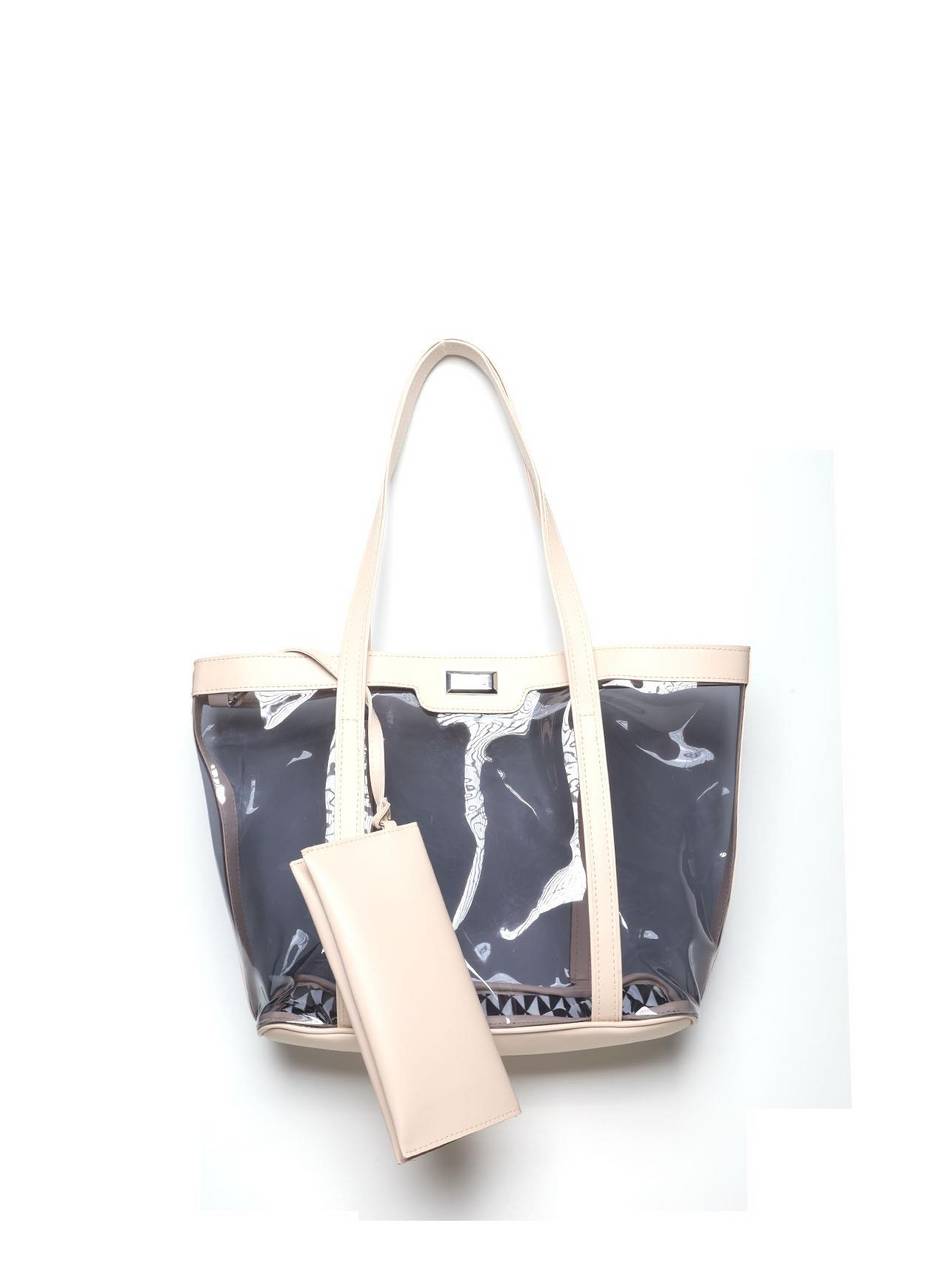 Bolsa Shopper Praia Transparente Média Fenno BSI-5871 - FE