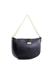 Bolsa Hobo Pequena com Alça Dupla - Preta BSI-6433 - PR