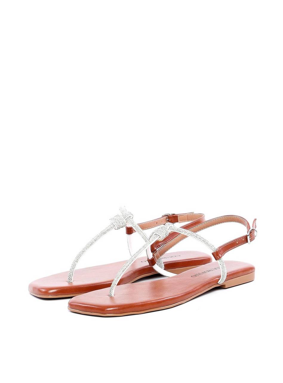 Rasteira de Dedo com Tira de Strass - Castor SDI-11828 - CS