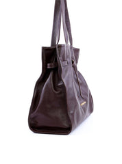 Bolsa Bucket Tiracolo com Detalhe de Cinto - Cacau BSI-6021 - CA