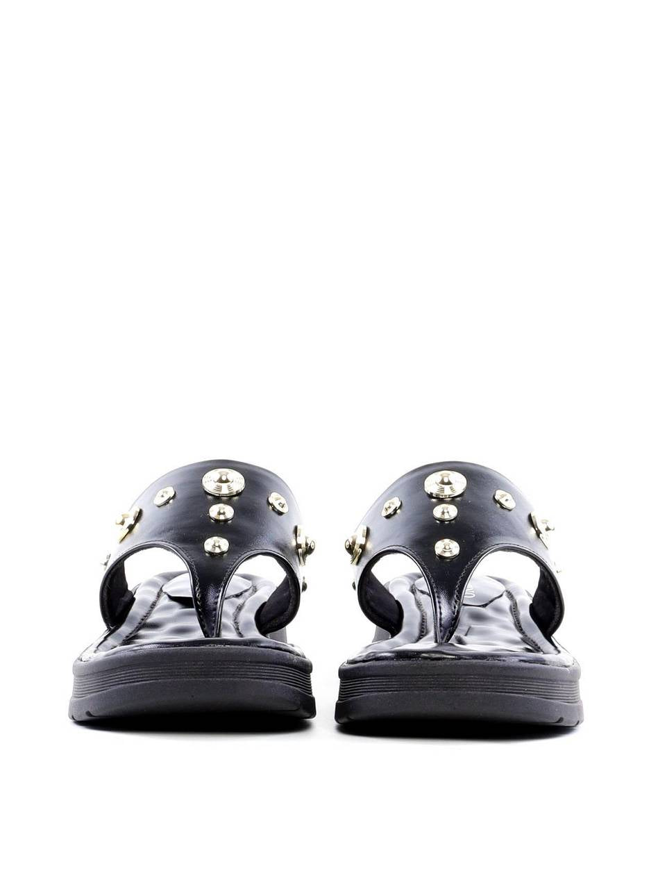 Flatform Couro Fino de Dedo - Preta SDI-11902 - PR