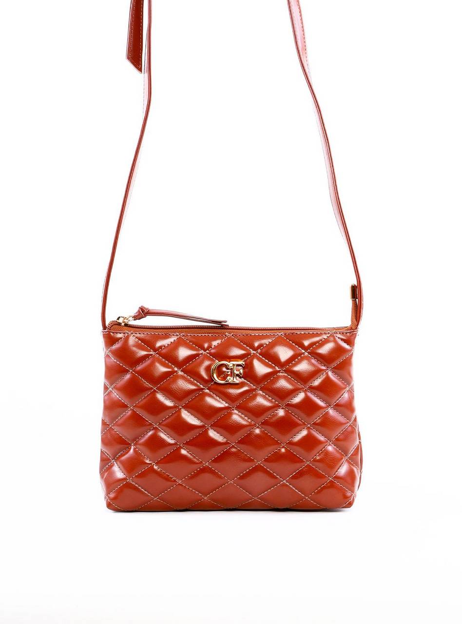 Bolsa Transversal Matelassê Pequena - Castor BSI-6319 - CS