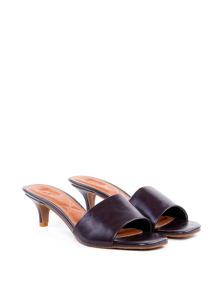 Tamanco Salto Kitten com Tira Larga - Cacau SDI-11908 - CA