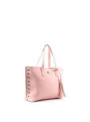 Bolsa Shopper com Barbicacho e Esferas - Nude BSI-6369 - NU