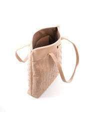 Bolsa Shopper Tiracolo com Tressê e Esferas nas Alças BSI-6553 - NU